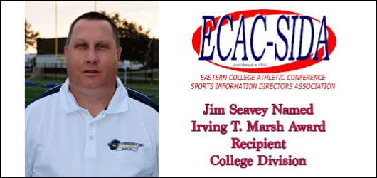 Jim Seavey (Massachusetts Maritime) named ECAC-SIDA Irving T. Marsh College Division Award recipient